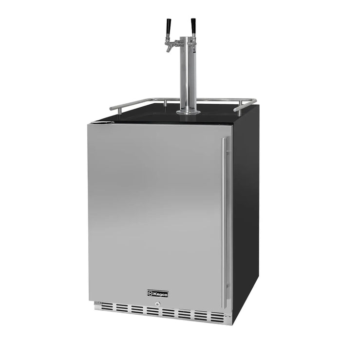 Kegco Undercounter Commercial-Grade Dual Tap Digital Kegerator