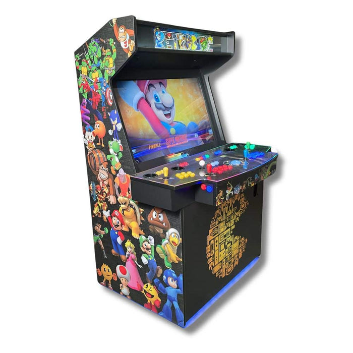 Game Room Solutions Full-Size 4-Player Home Arcade Machine – Fully Built