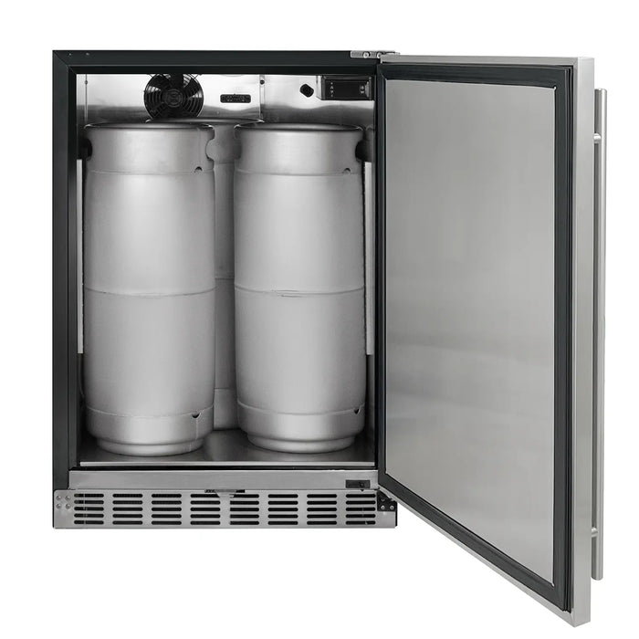 Kegco Undercounter Commercial-Grade Dual Tap Digital Kegerator