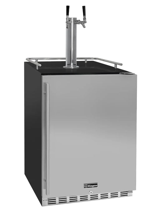 Kegco Undercounter Commercial-Grade Dual Tap Digital Kegerator