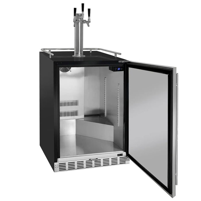 Kegco Undercounter Commercial-Grade Triple Tap Digital Kegerator