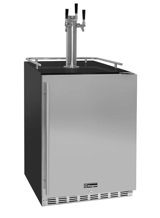 Kegco Undercounter Commercial-Grade Triple Tap Digital Kegerator