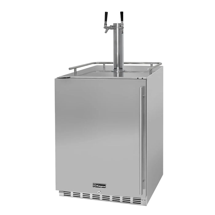 Kegco Undercounter Commercial-Grade Dual Tap Digital Kegerator