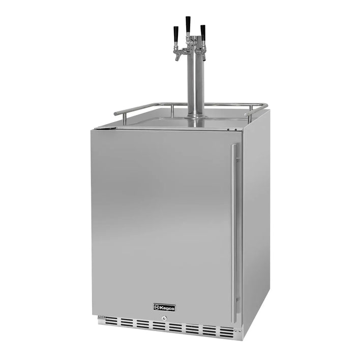 Kegco Undercounter Commercial-Grade Triple Tap Digital Kegerator