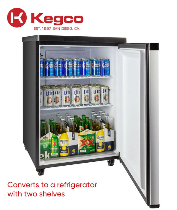 Kegco 24" Wide Dual Tap Kegerator