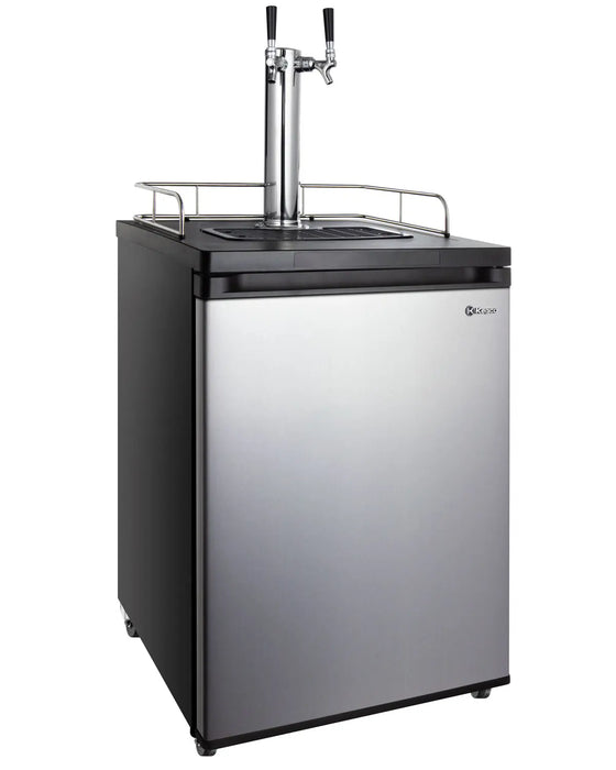 Kegco 24" Wide Dual Tap Kegerator
