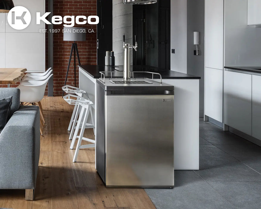 Kegco 24" Wide Dual Tap Kegerator